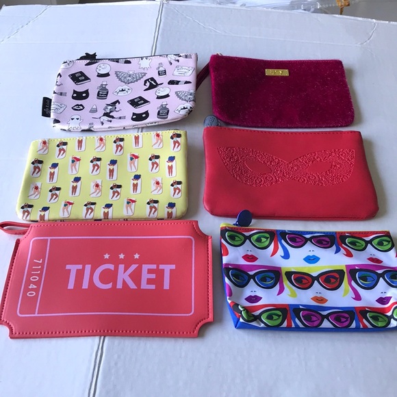 ipsy Handbags - IPSY - SIX (6) NOT USED MAKEUP CASES 🆕